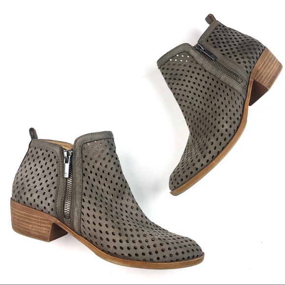 lucky perforated booties